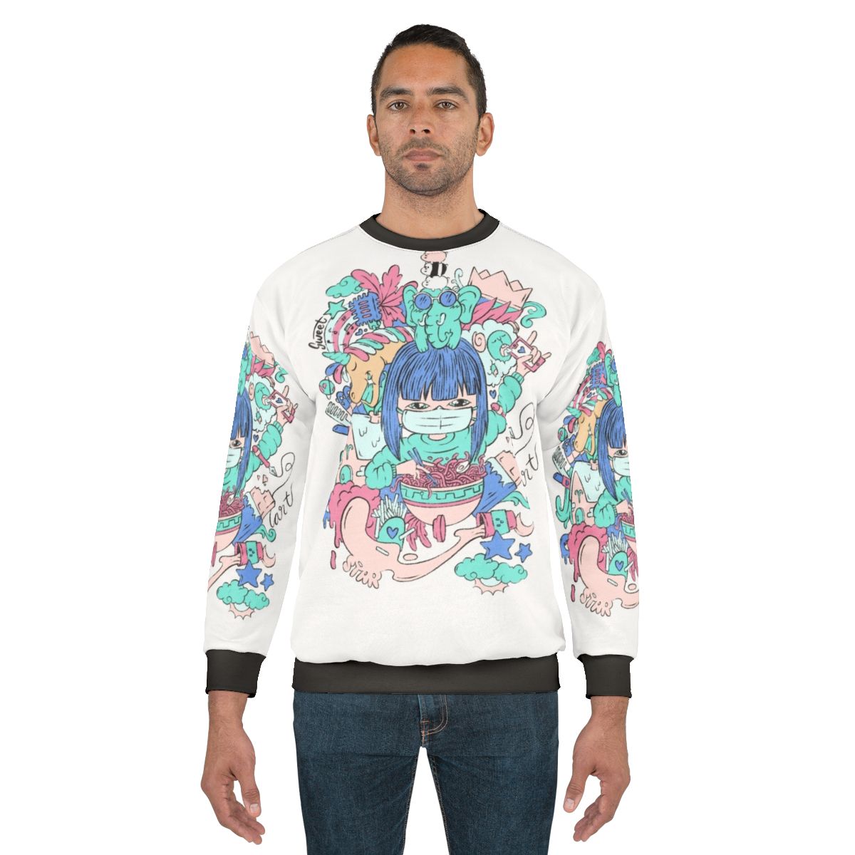 Women's hobbies sweatshirt with cute animal graphic
