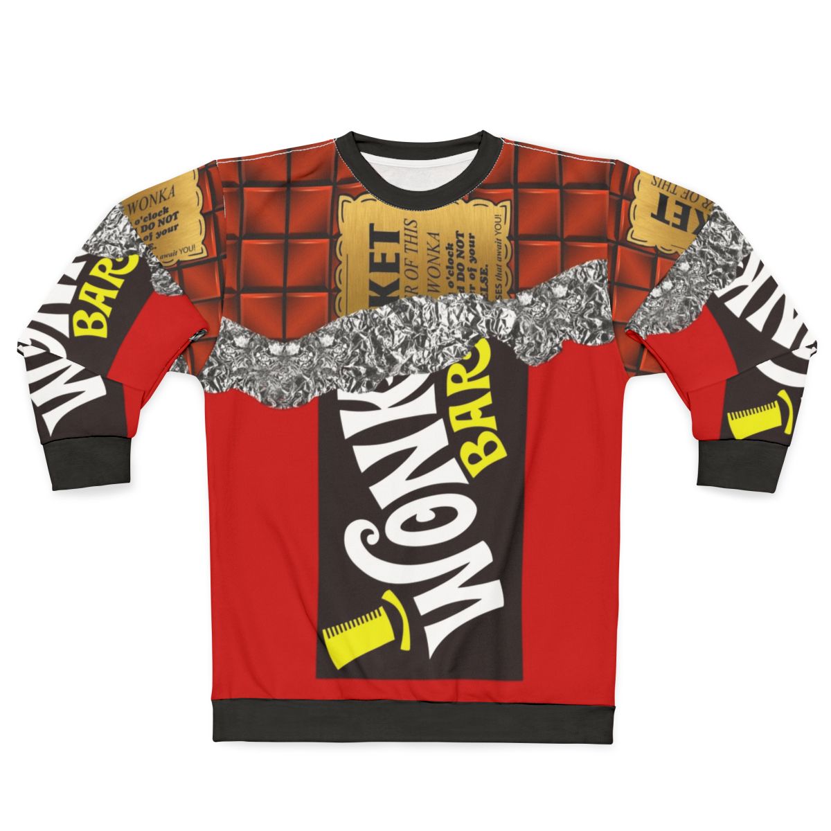 Willy Wonka's Golden Ticket Chocolate Factory Sweatshirt