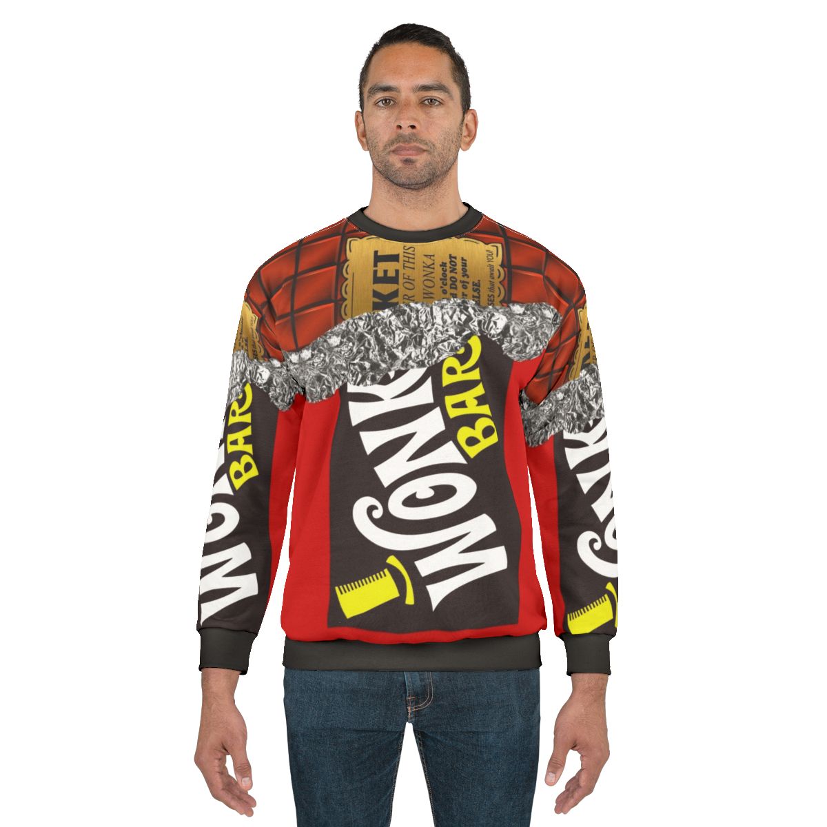 Willy Wonka's Golden Ticket Chocolate Factory Sweatshirt
