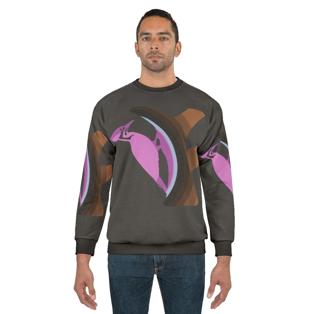 Legendary Woodpecker Sweatshirt - Colorful Bird Nature Art