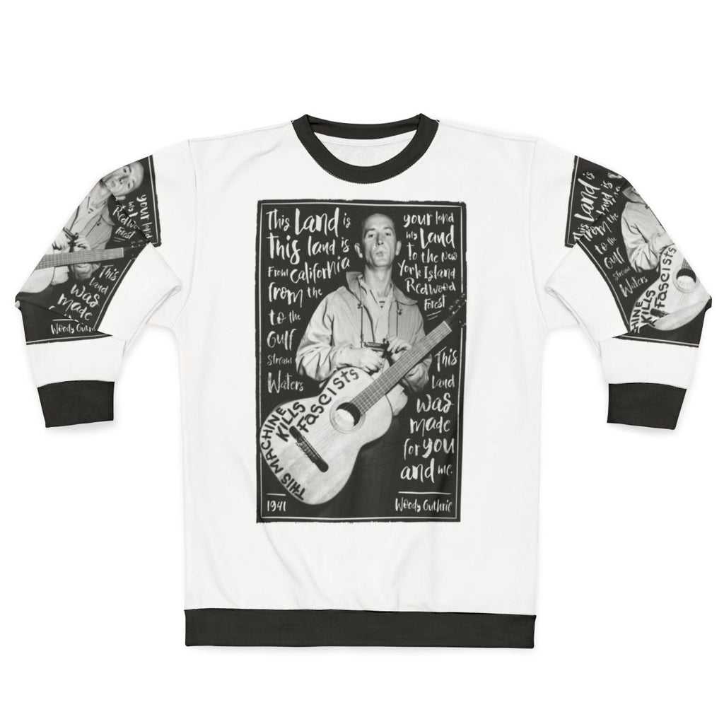 Woody Guthrie "This Land Is Your Land" Folk Music Sweatshirt