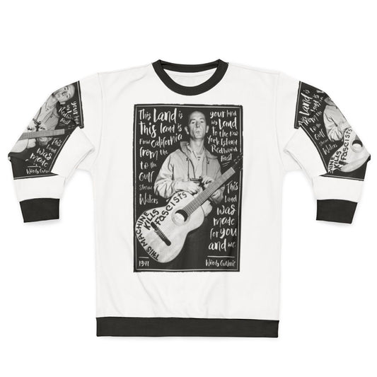 Woody Guthrie "This Land Is Your Land" Folk Music Sweatshirt