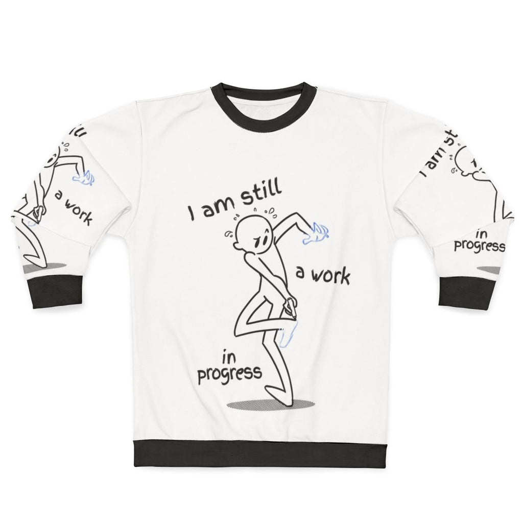 "Work In Progress" Graphic Tee Sweatshirt