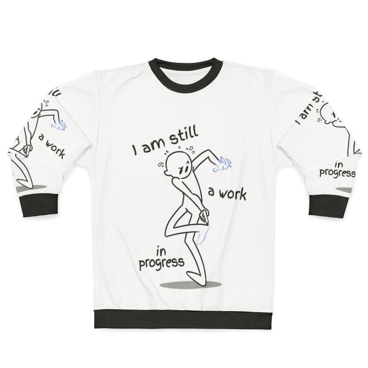 "Work In Progress" Graphic Tee Sweatshirt