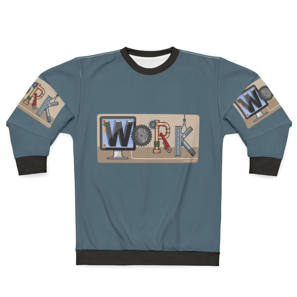 Durable work sweatshirt for industrial and construction professionals