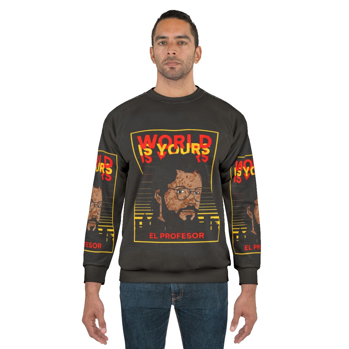Money Heist "La Casa de Papel" Sweatshirt with Professor and Bella Ciao Design
