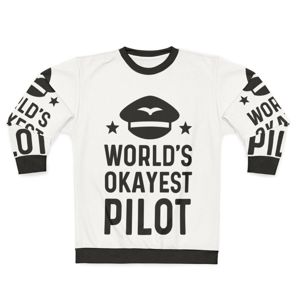 Worlds Okayest Sweatshirt for Engineers and Professionals