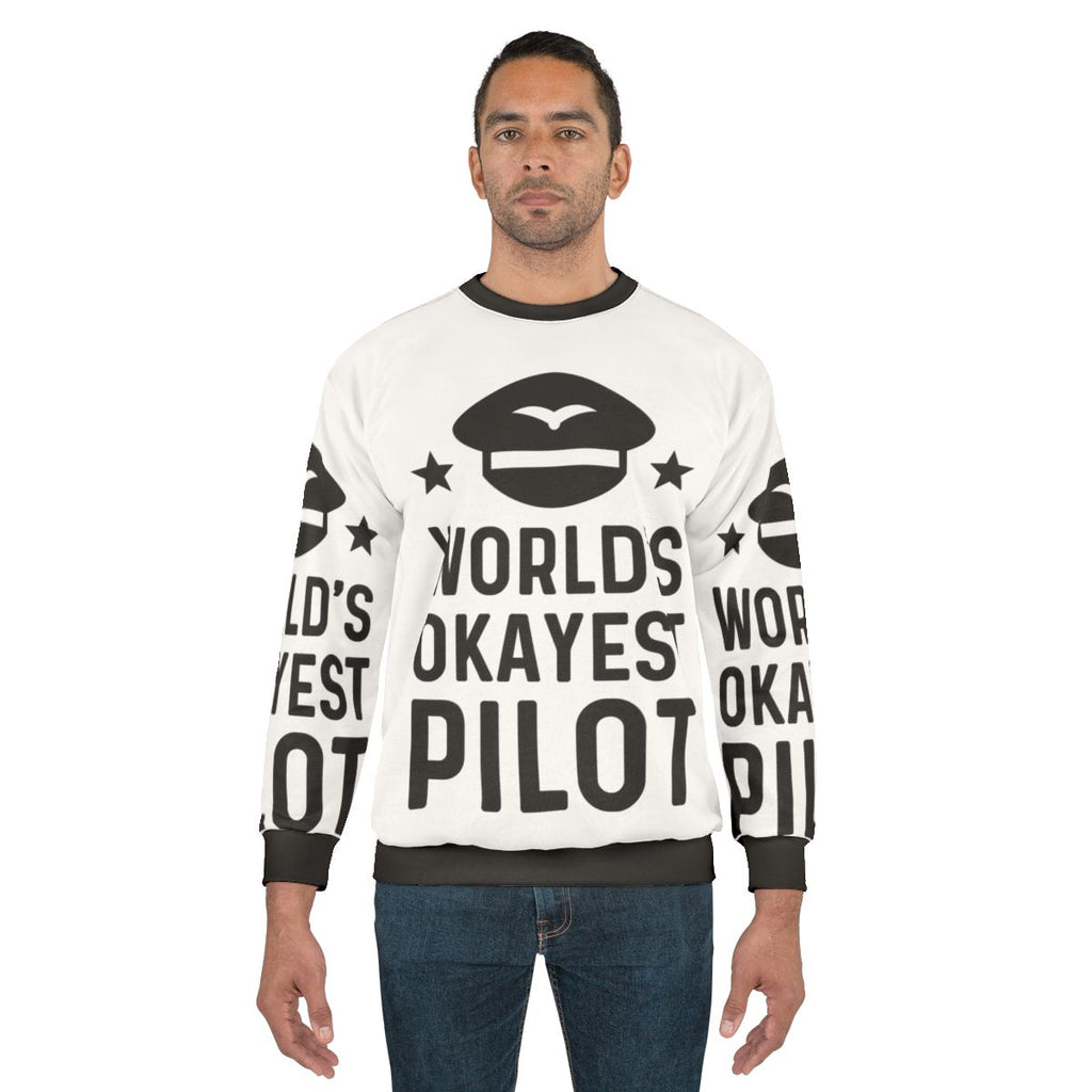 Worlds Okayest Sweatshirt for Engineers and Professionals