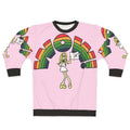 Wow Sweatshirt featuring 1970s pop culture and cartoon design