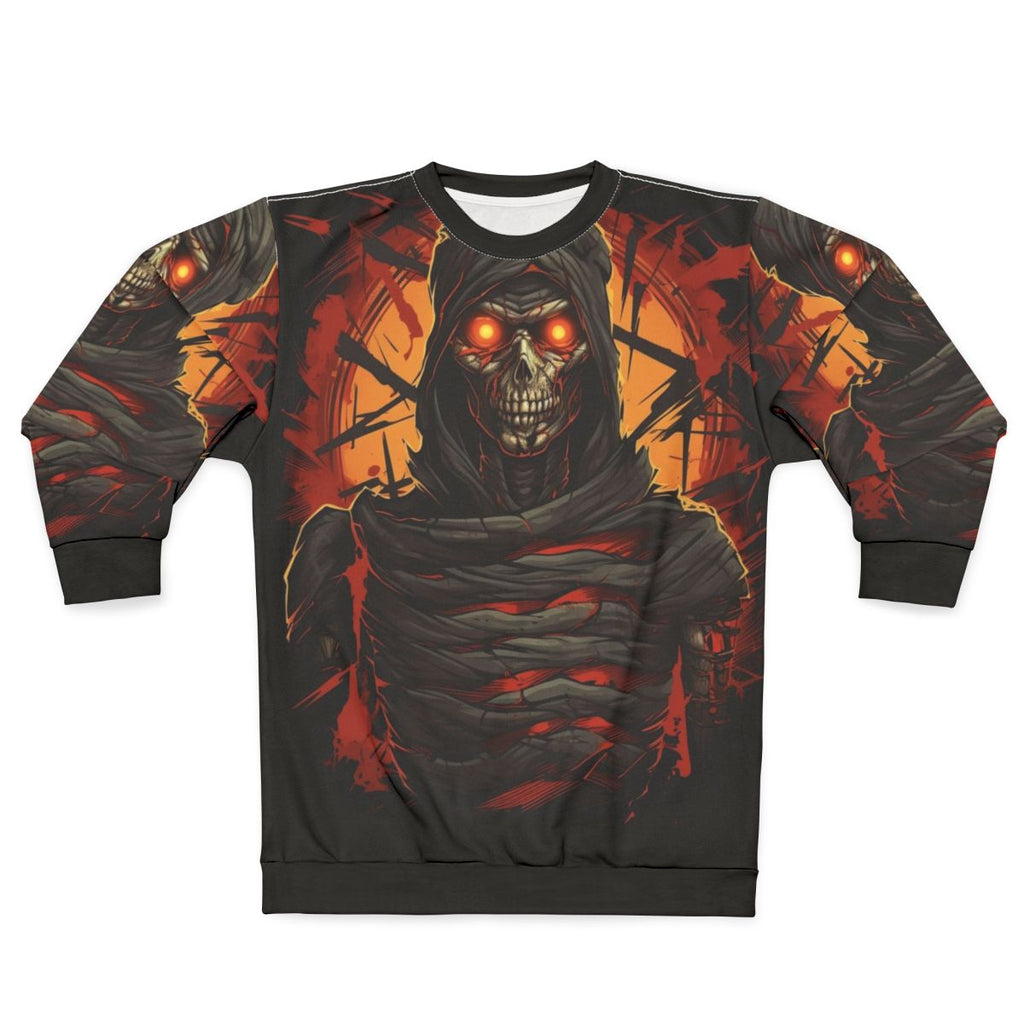 Sinister 'Writhing Darkness' sweatshirt with dark, gothic design