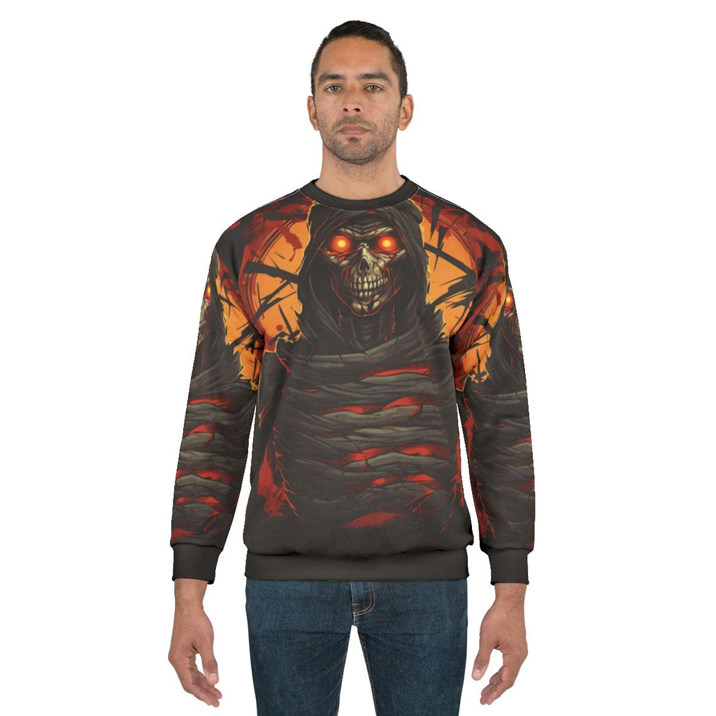 Sinister 'Writhing Darkness' sweatshirt with dark, gothic design