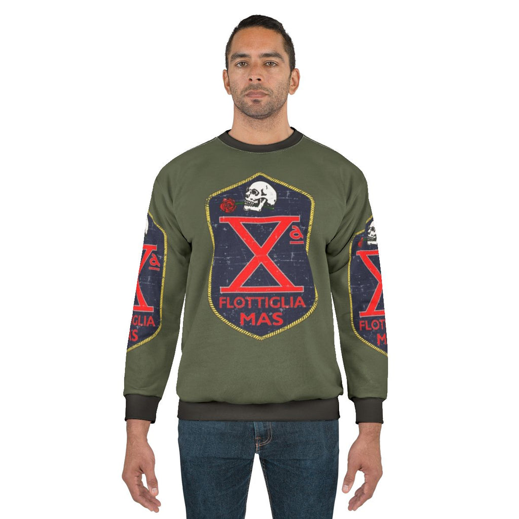 Decima Flottiglia Mas Grunge Style Sweatshirt