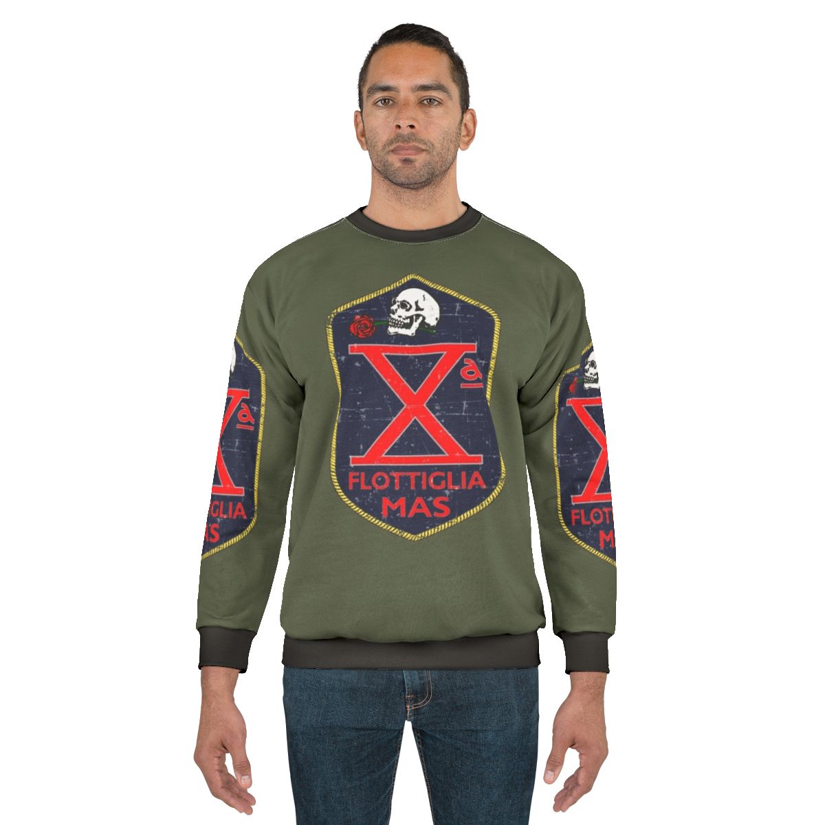 Decima Flottiglia Mas Grunge Style Sweatshirt