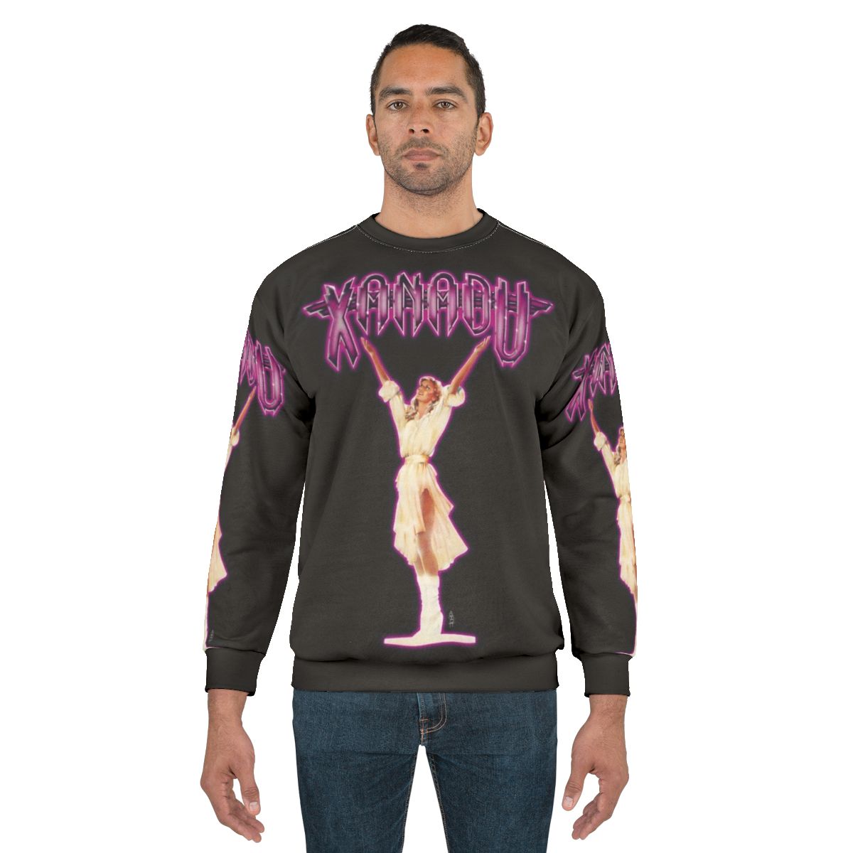 Olivia Newton-John Xanadu Retro 80s Disco Sweatshirt