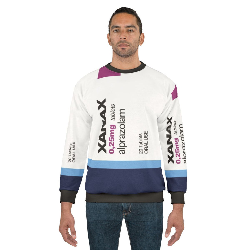 Xanax Meme Retro Sweatshirt