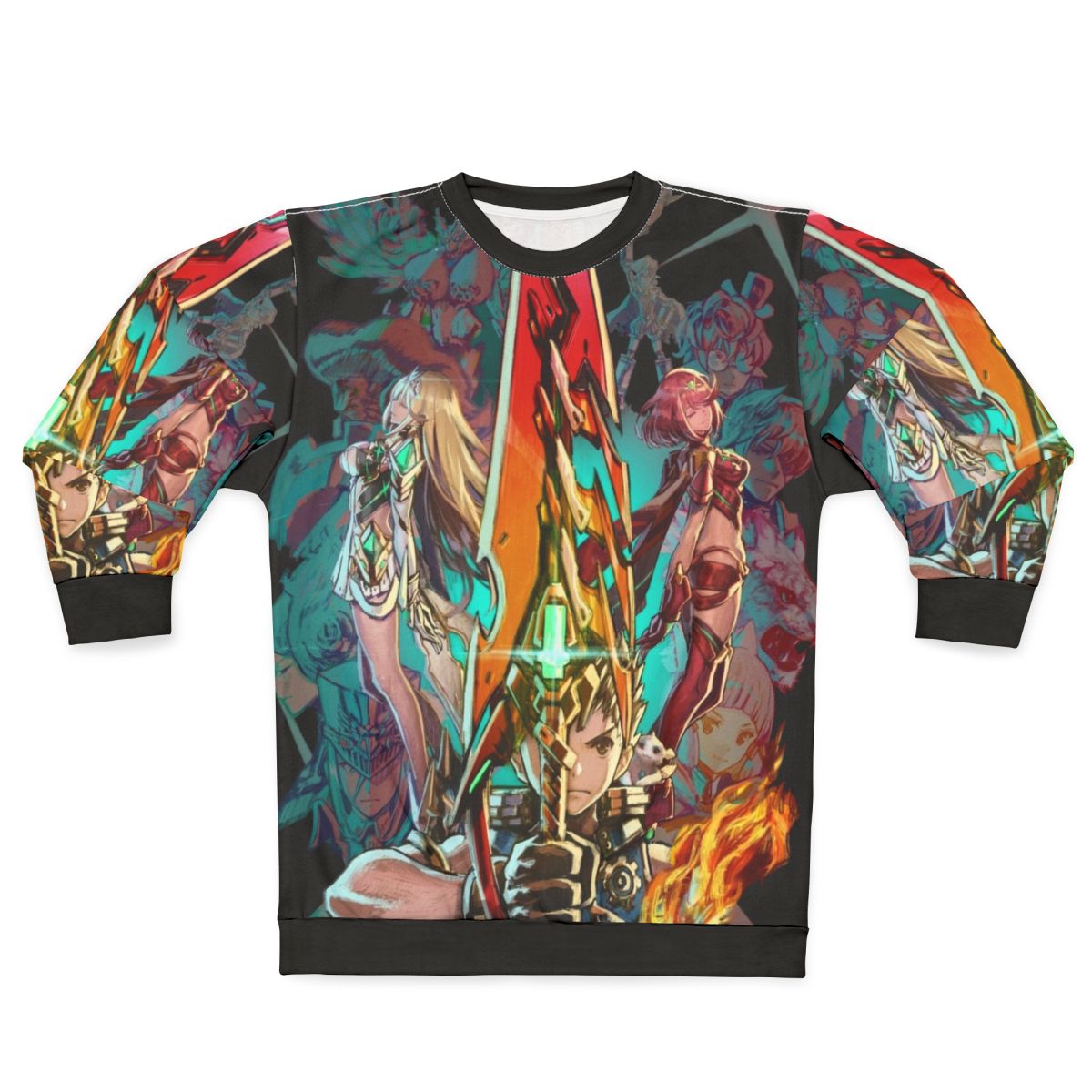 Xenoblade Chronicles 2 inspired sweatshirt with team logo