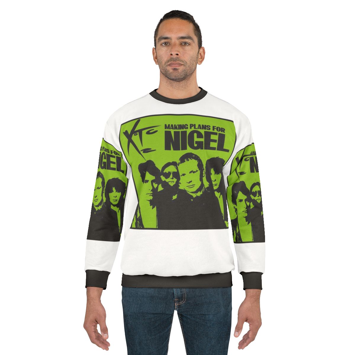 XTC "Making Plans for Nigel" 70s New Wave Music Sweatshirt
