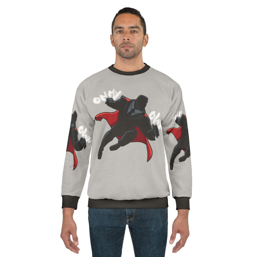 Y2K Superhero Graphic Sweatshirt