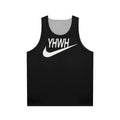 YHWH sports logo Christian unisex tank top