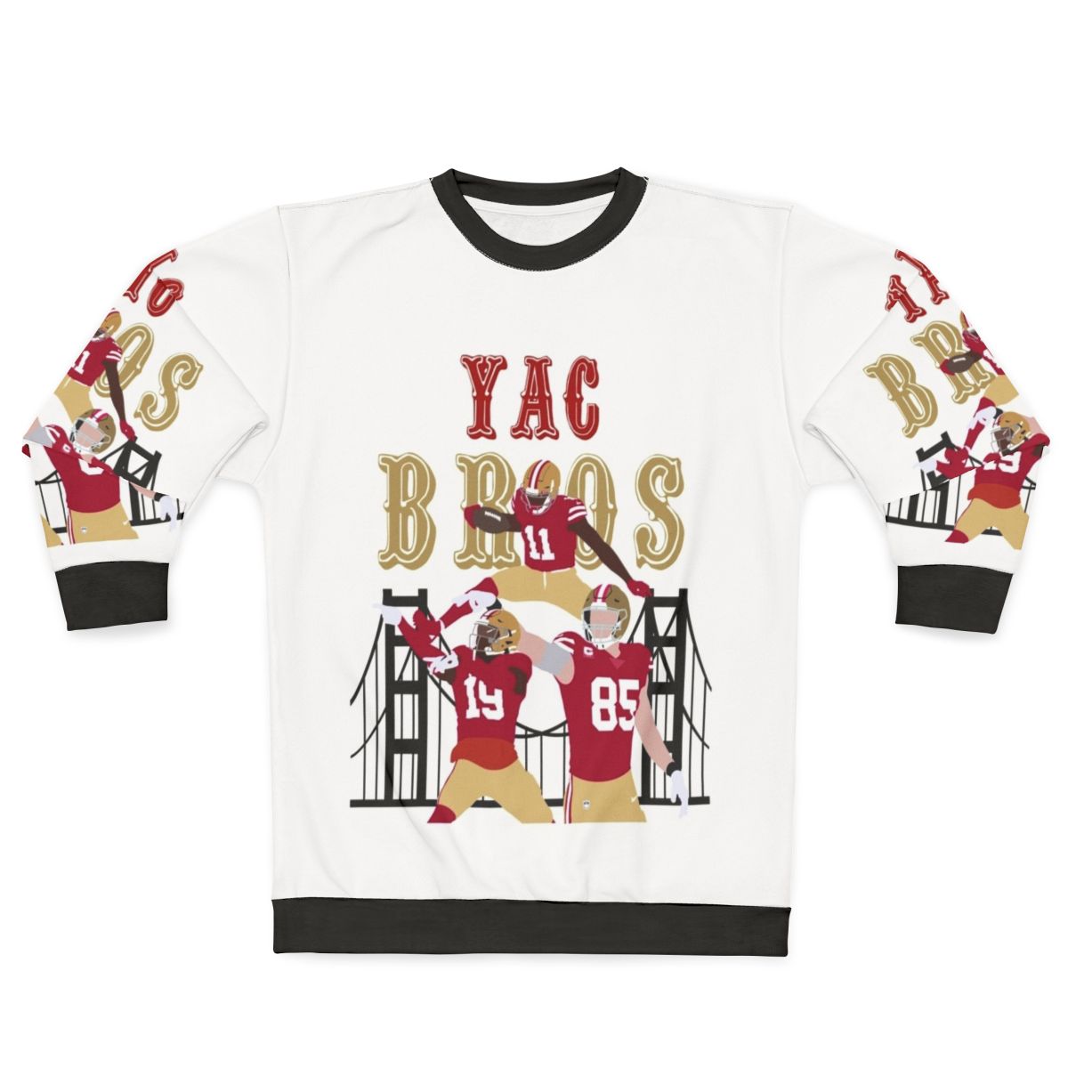 Yac Bros San Francisco 49ers NFL Football Sweatshirt
