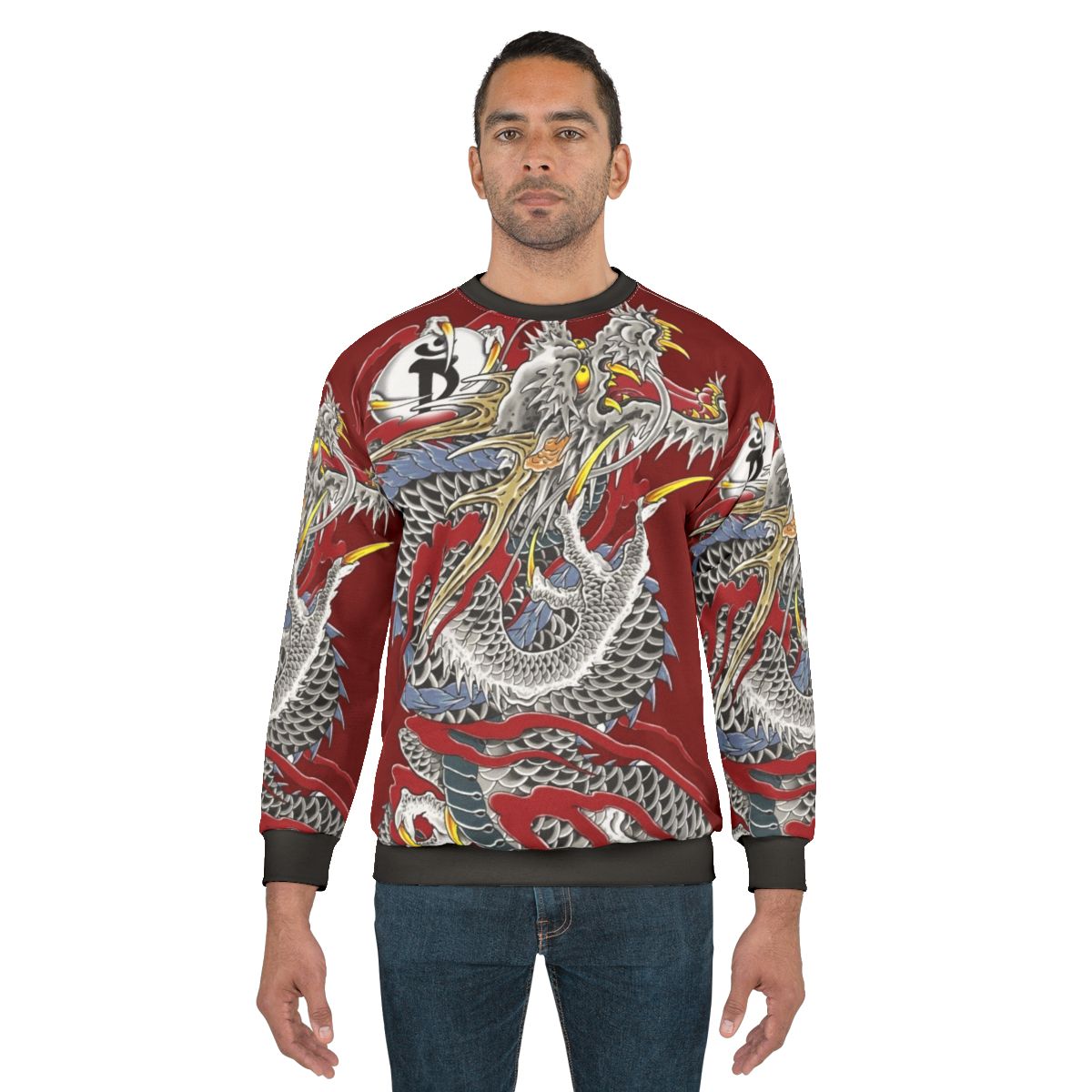 Yakuza Dragon Tattoo Sweatshirt