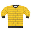 Yellow brick pattern sweatshirt