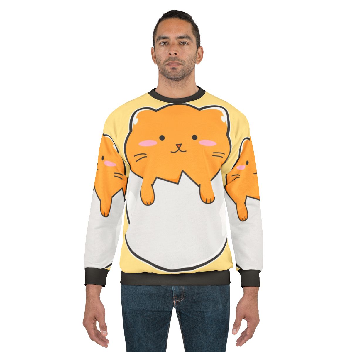 Yellow Cat Sweatshirt