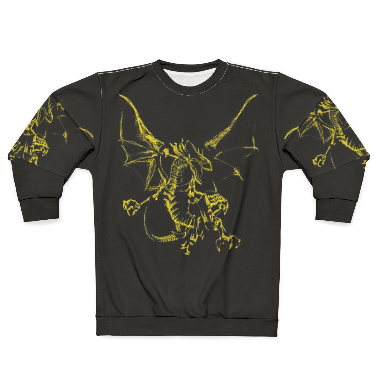 Mystic lightning dragon sweatshirt featuring a cool, unique design of a legendary animal