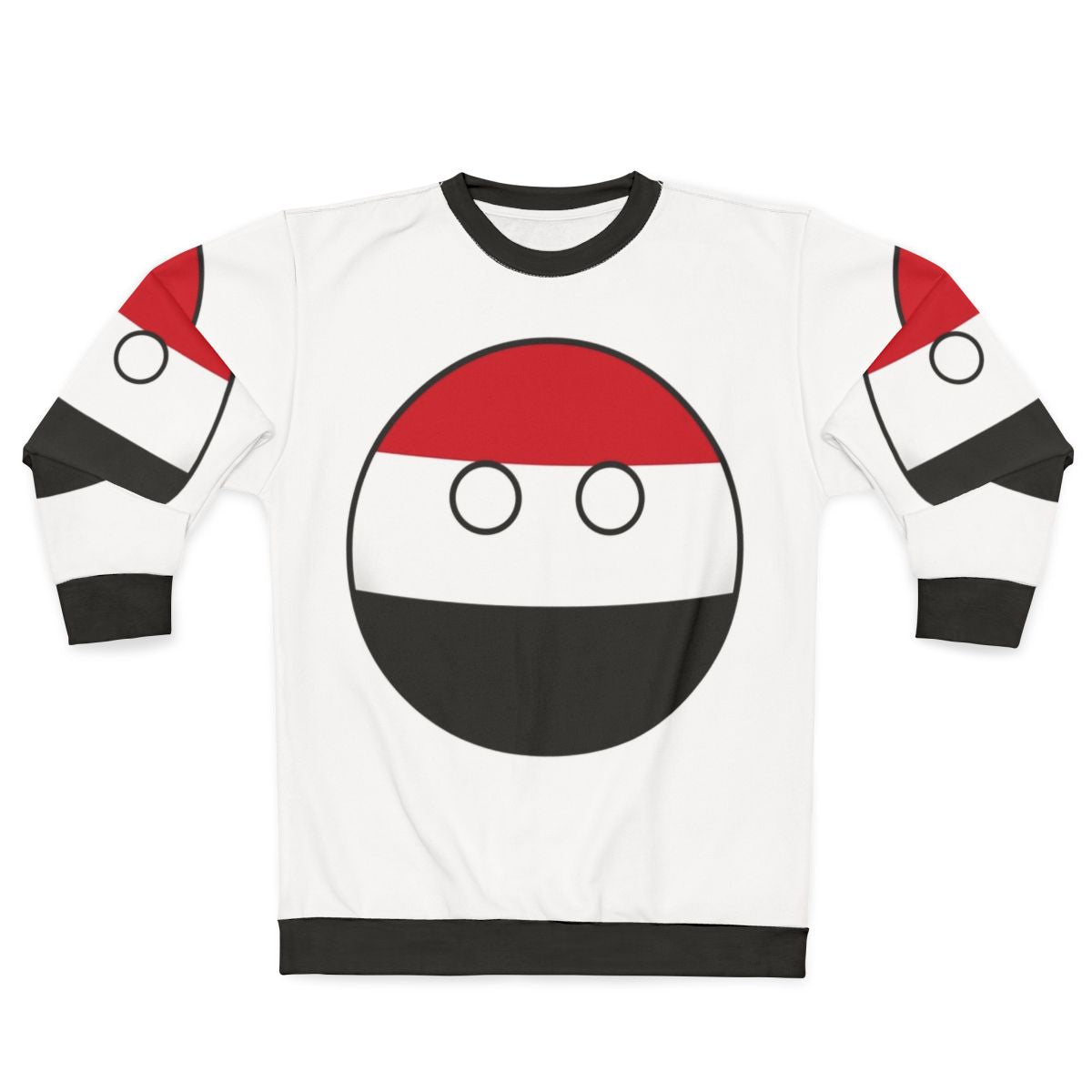 Yemen Countryball Sweatshirt - Celebrate Yemen's National Pride