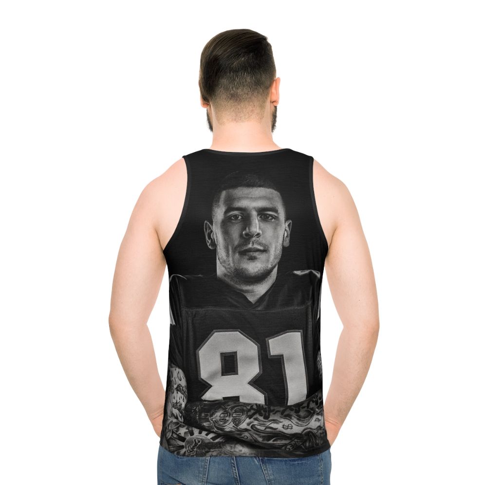 Aaron Hernandez Unisex Football Tank Top