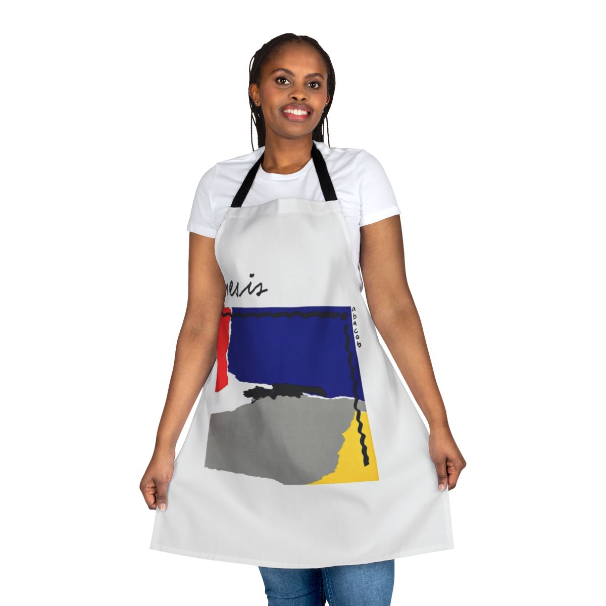 Abacab-Inspired Music Apron with Genesis Band and Album Artwork