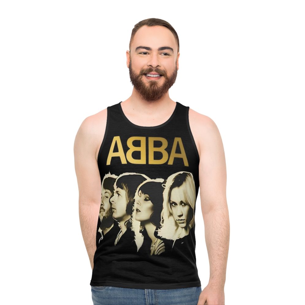 Abba unisex 70s disco tank top