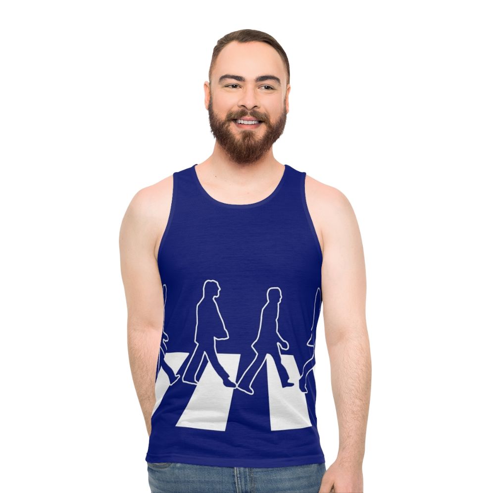 Abbey Road Unisex Tank Top featuring The Beatles
