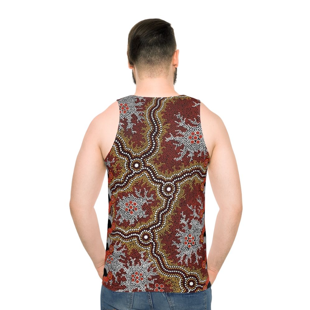 Aboriginal art design unisex tank top