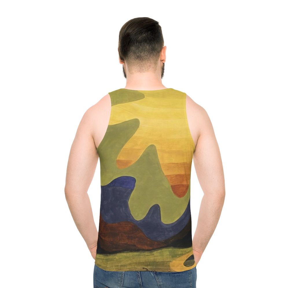 Abstract art tank top featuring artwork by American modernist painter Arthur Dove