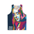 Abstract Geometric Joan Baez Pop Art Unisex Tank Top