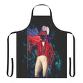 Abstract art apron featuring the portrait of Jean Jacques Dessalines, the leader of the Haitian Revolution.
