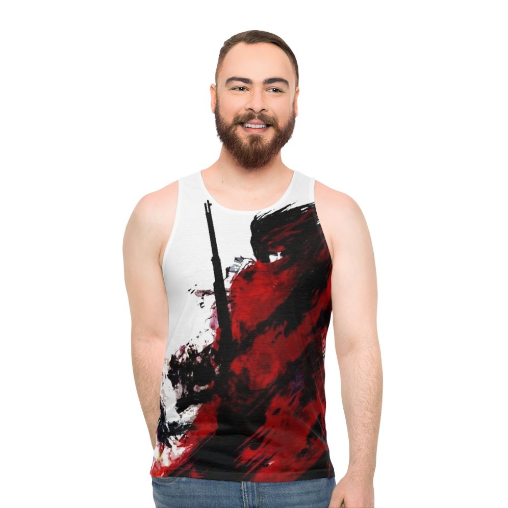 Abstract Valentine Unisex Tank Top