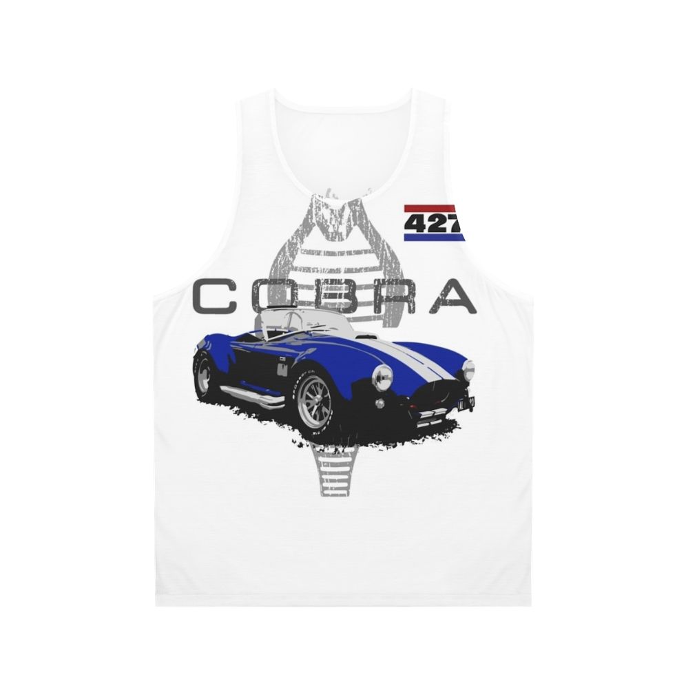 AC Cobra vintage classic muscle car unisex tank top