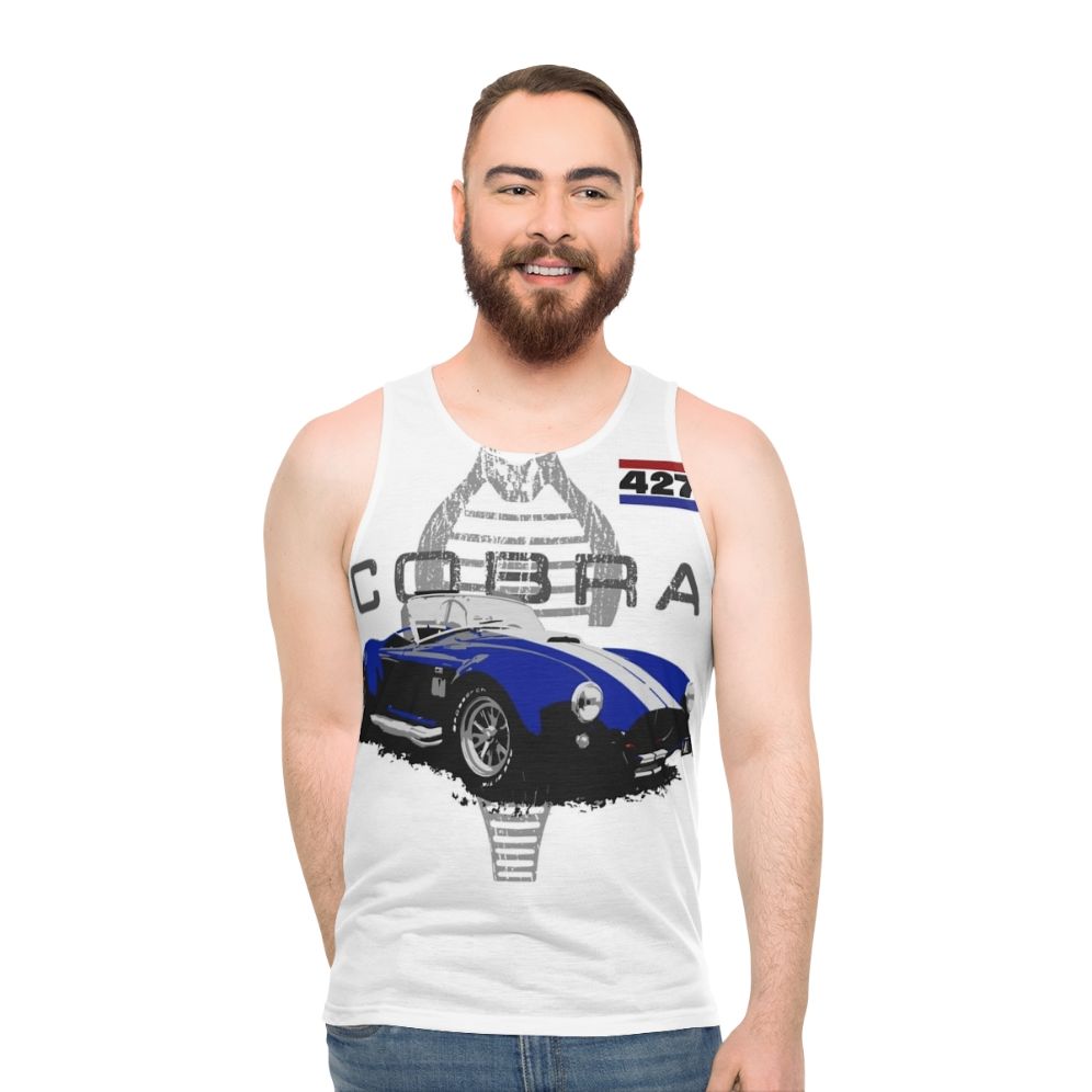 AC Cobra vintage classic muscle car unisex tank top