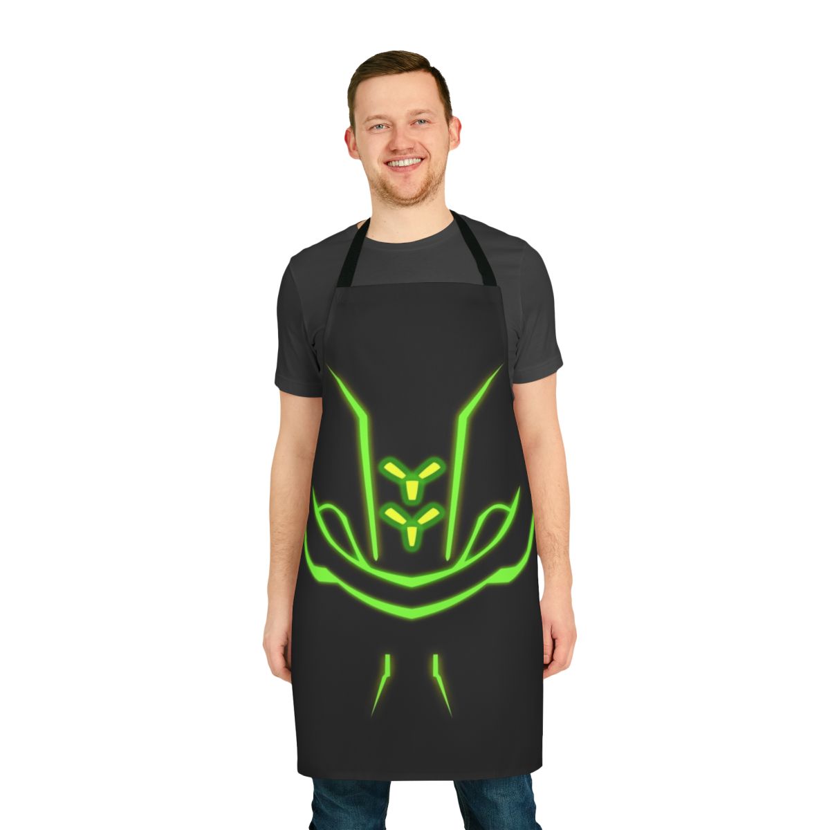 Acceleracers-inspired apron featuring Gelorum's iconic logo