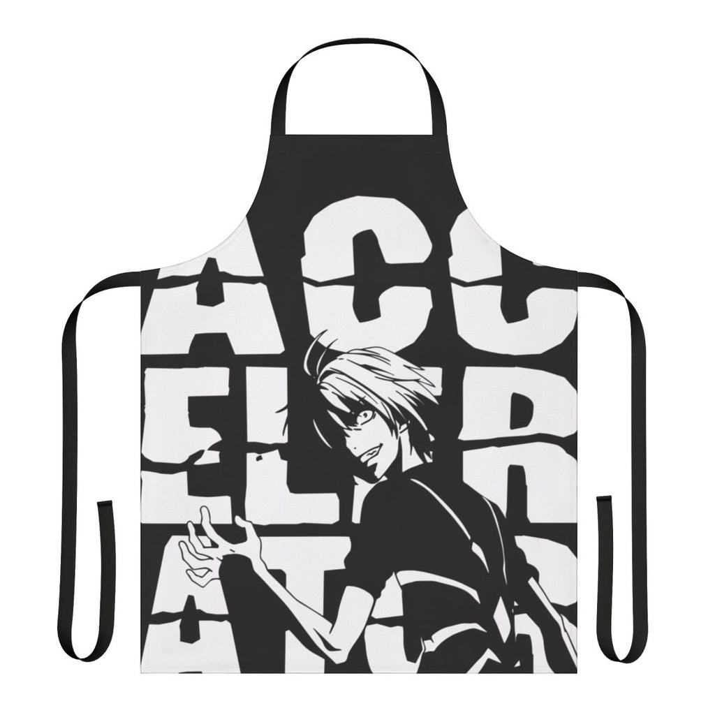 Accelerator-Inspired Apron with Anime, Manga, and Pop Culture Designs