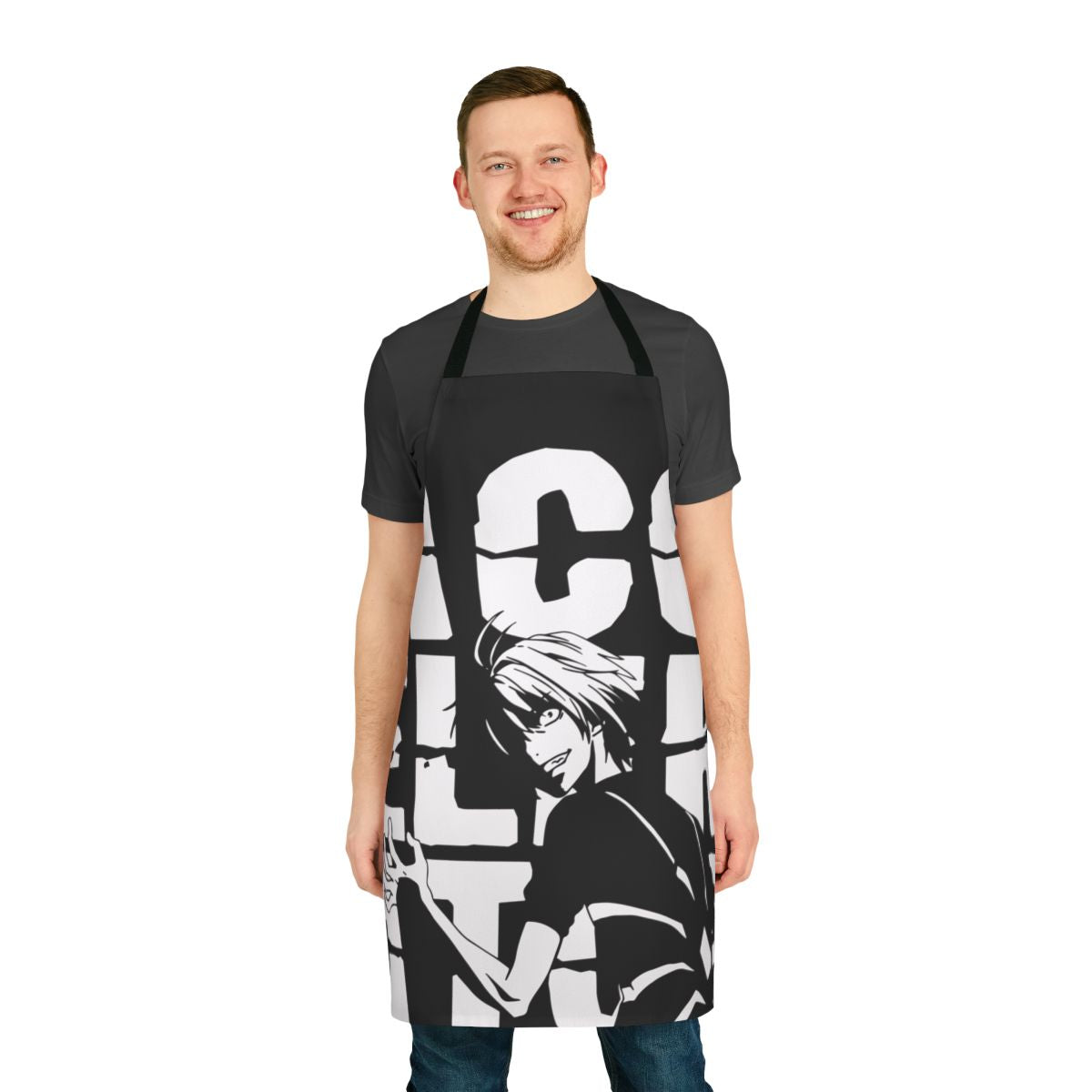 Accelerator-Inspired Apron with Anime, Manga, and Pop Culture Designs