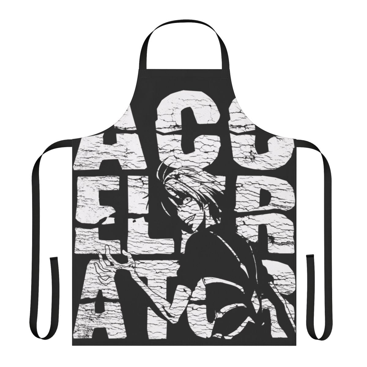 Accelerator-Inspired Vintage Apron with Anime and Manga Designs