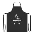 Ace Furley inspired apron with guitar and music motifs