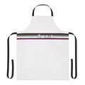 Asexual pride colored apron with a cute rabbit design