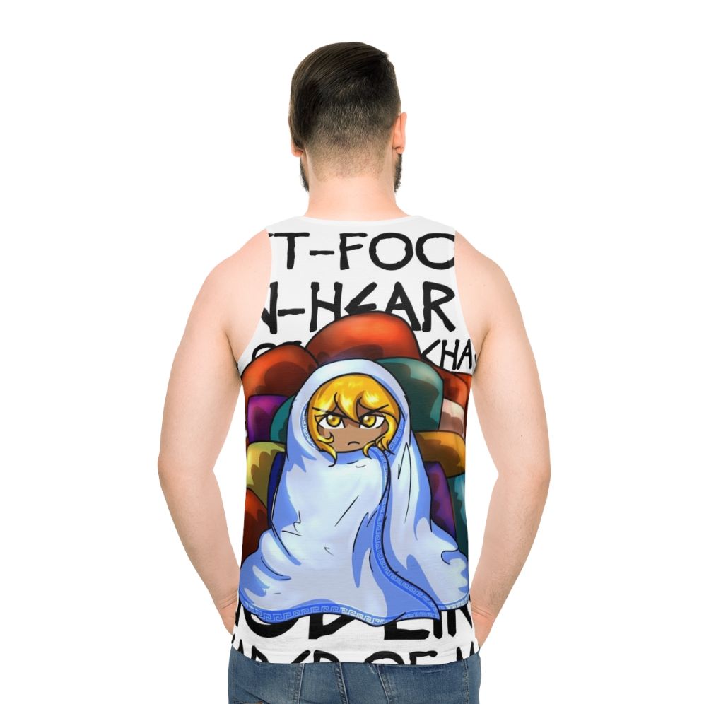 Unisex tank top with Achilles' epithets from ancient Greek mythology