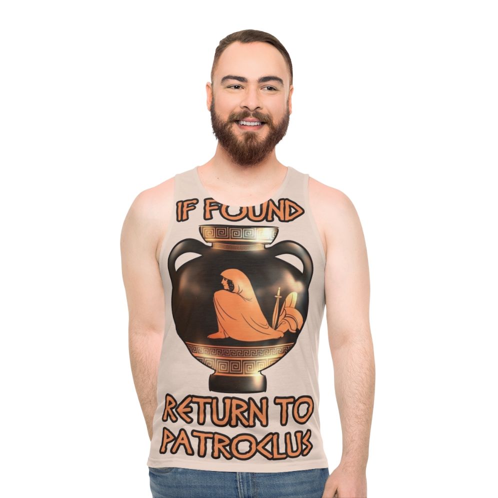 Achilles and Patroclus Greek Mythology Unisex Tank Top