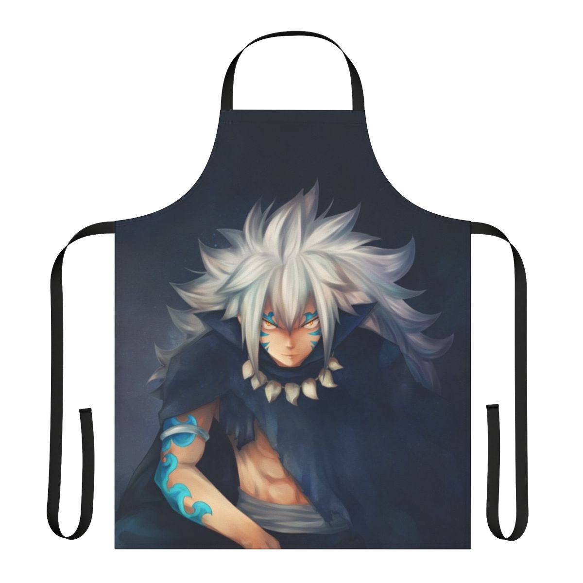 Acnologia inspired dragon king apron with beautiful sunset and beach scenery