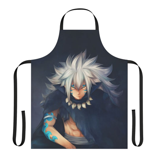 Acnologia inspired dragon king apron with beautiful sunset and beach scenery